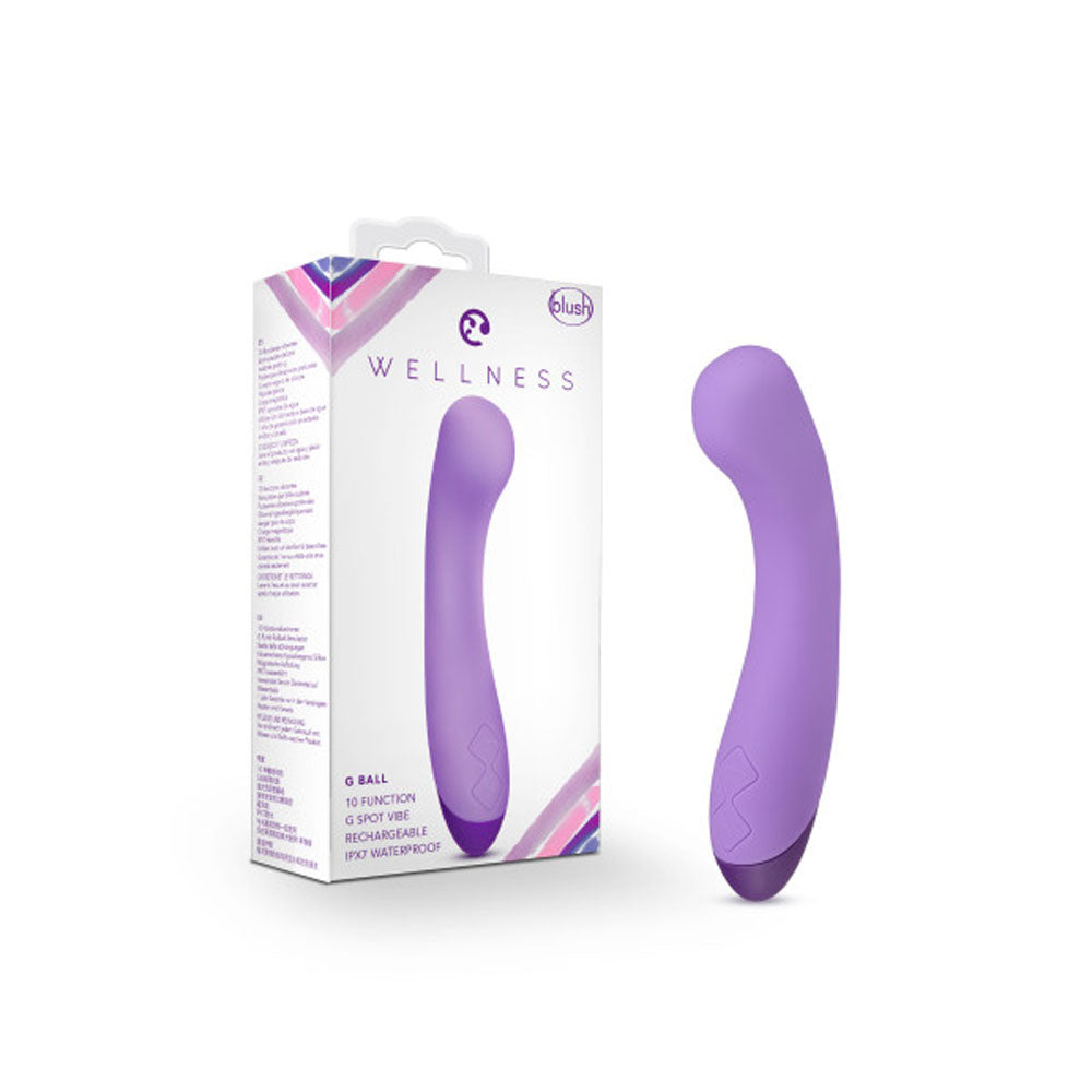 Wellness - G Ball Vibrator - Purple by Blush