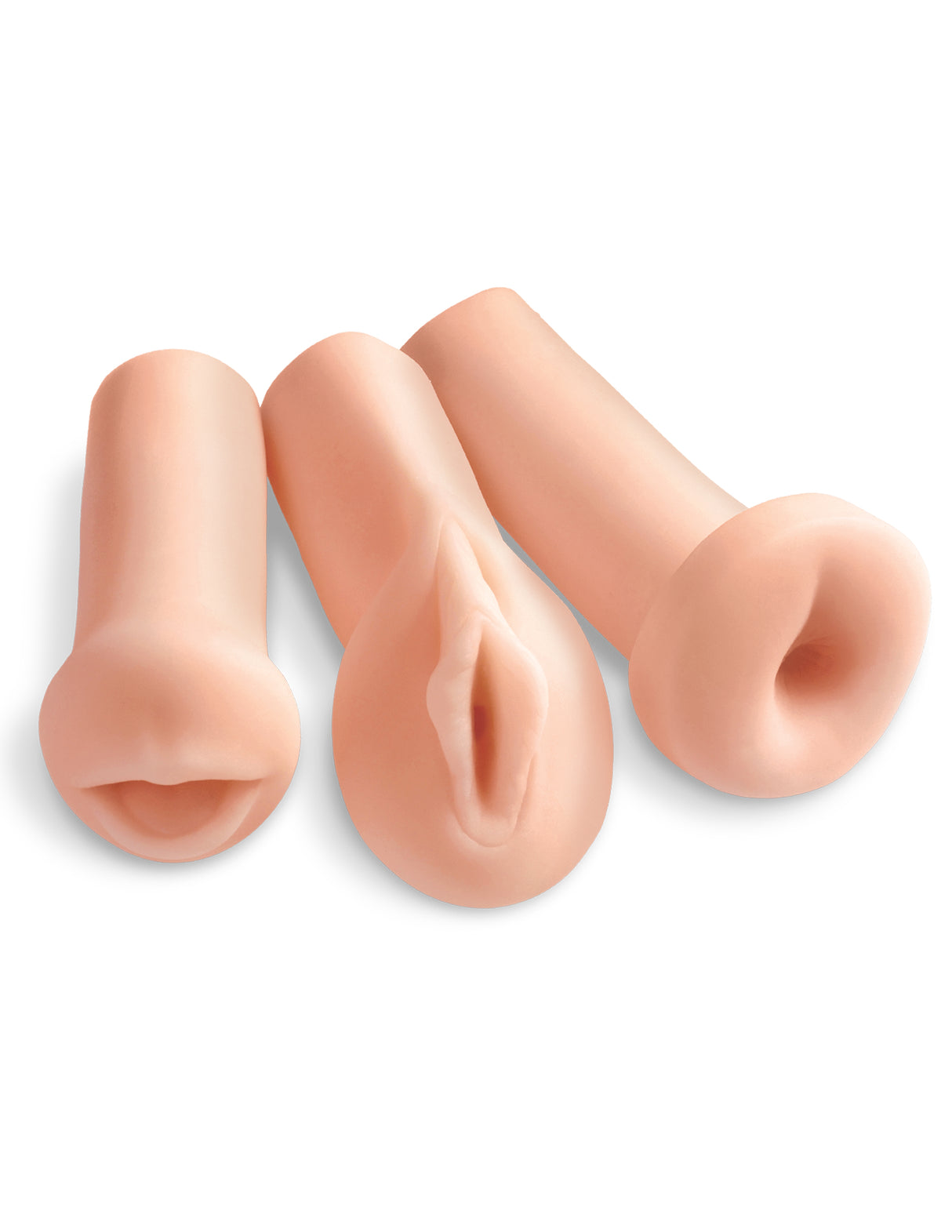 Pipedream PDX All 3 Hole Stroker Kit, 3-Pack - PDRD421
