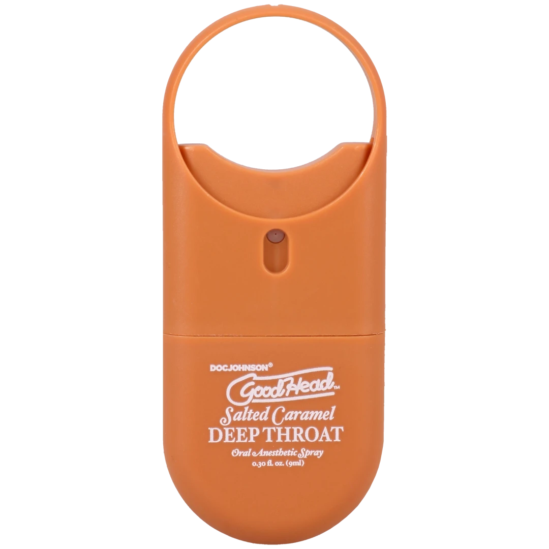 Doc Johnson Goodhead Deep Throat Spray To-Go — Salted Caramel (0.30 fl oz) - DJ1366-25-CD