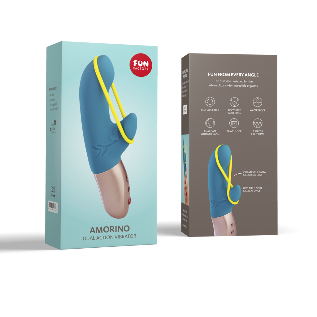 Fun Factory Amorino Mini Vibrator — Curved Dual-Action - FN669TQ