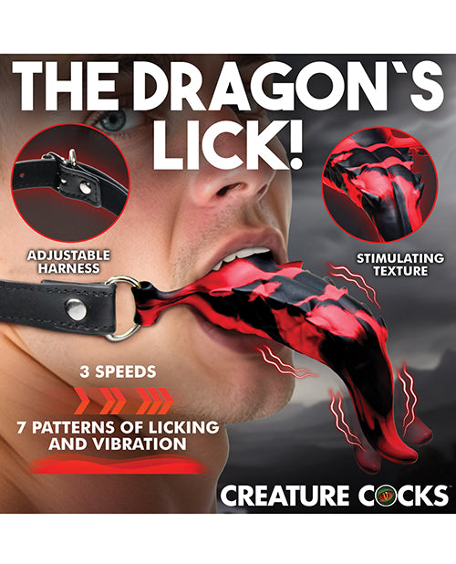 Creature Cocks Demon's Tongue Wearable Tongue Vibrator — Red