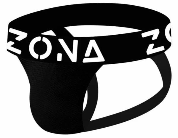 "Black Edge Jockstrap - Large HS007C-L"