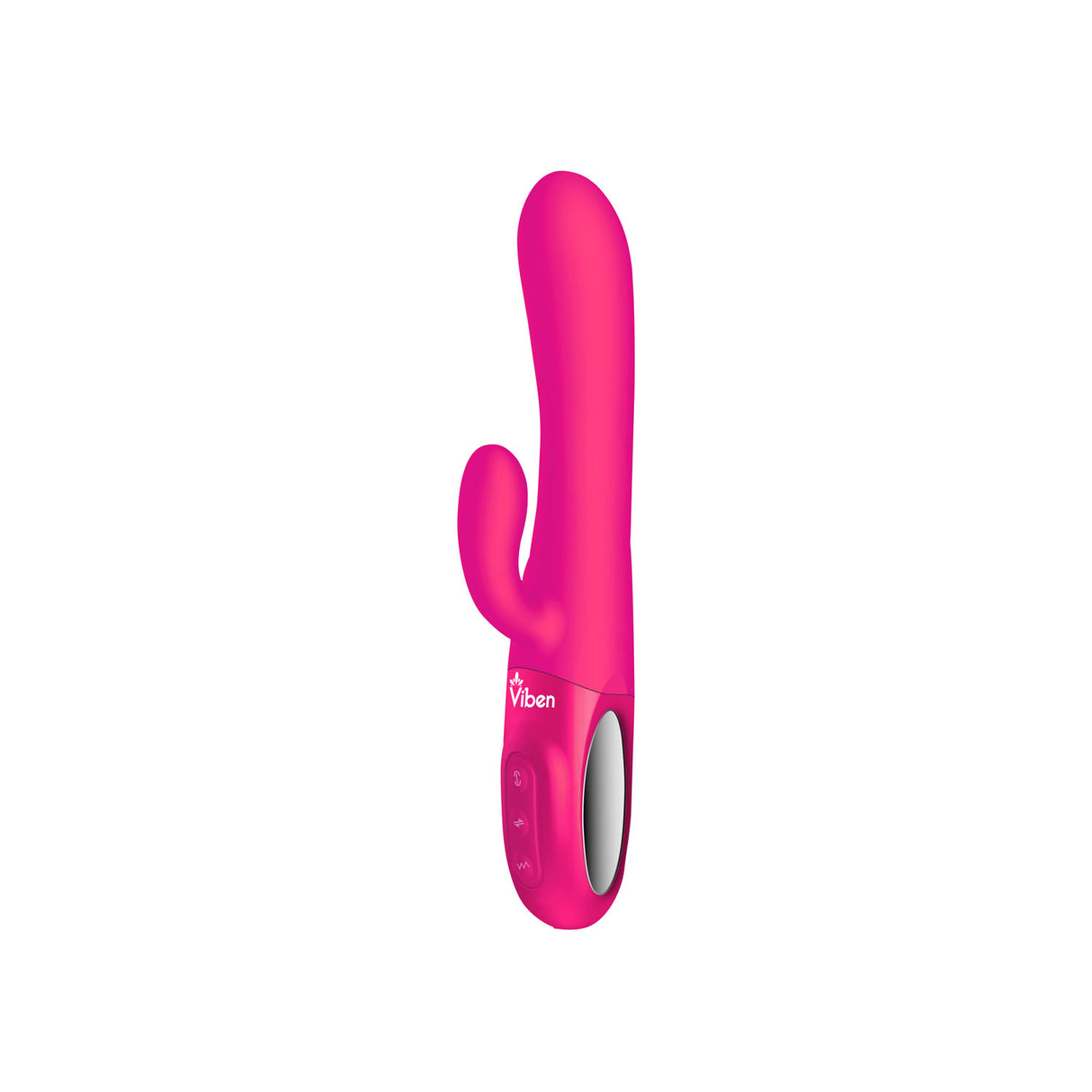 Viben Hypnotic Clit Teaser Thrusting Rabbit Vibrator, Hot Pink - VB-66107