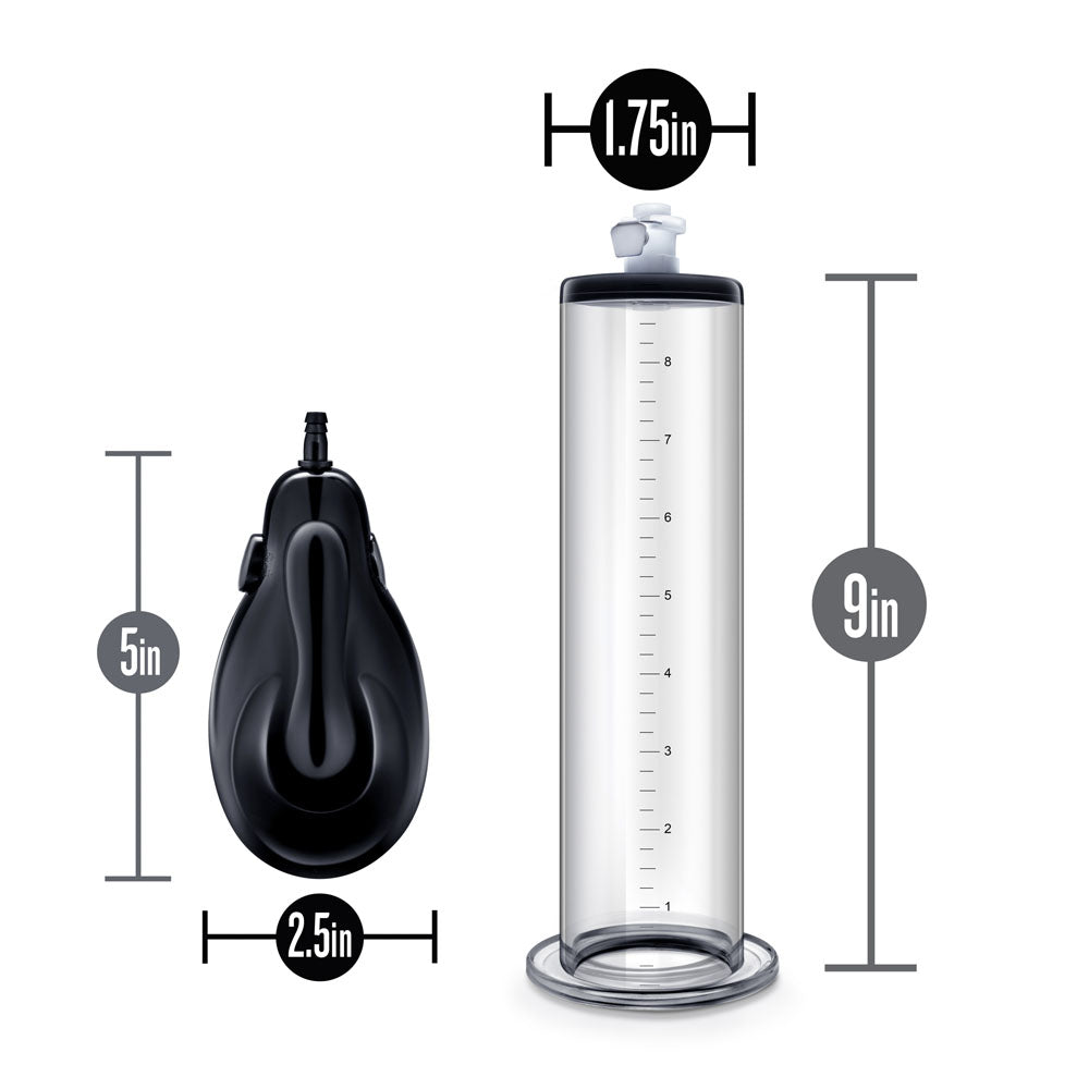 Blush Performance Vx9 Auto Penis Pump — Clear - BL-06201