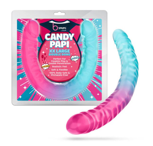 Blush B Yours Candy Papi Double Dildo — 17.75-inch - BL-36780