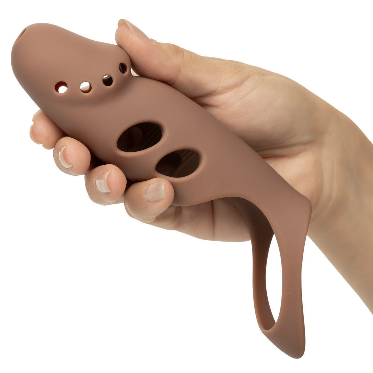 CalExotics Performance Maxx Rechargeable Stud Cock Ring, Brown - SE1633763