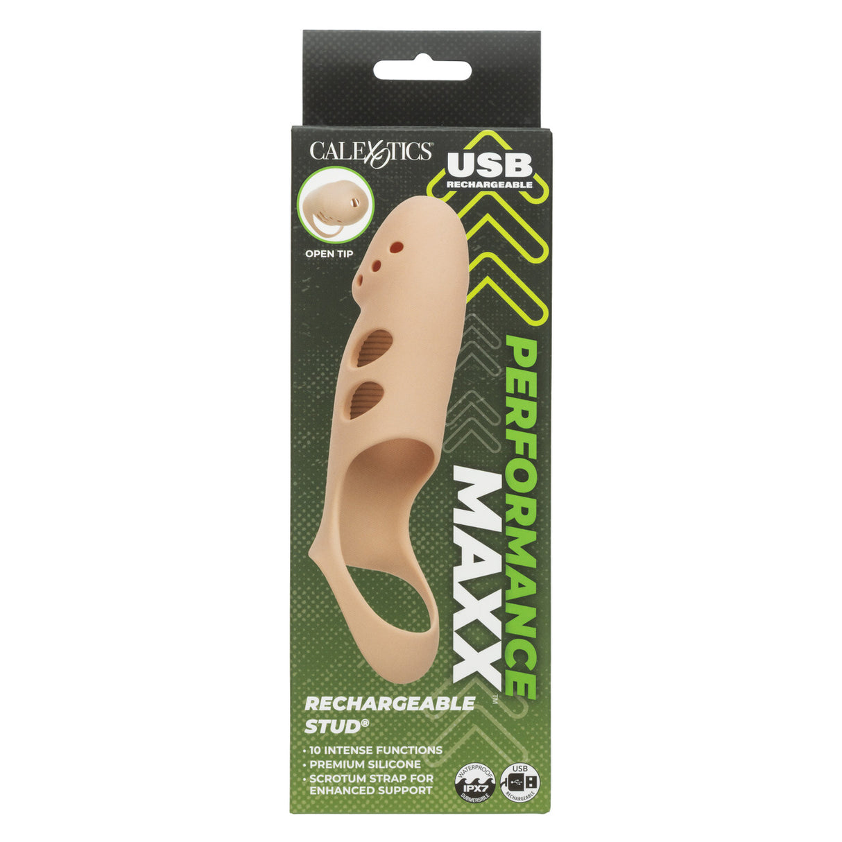 CalExotics Performance Maxx Rechargeable Stud, Ivory - SE1633753