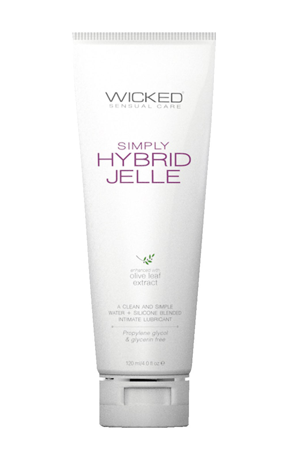 Wicked Sensual Care Simply Hybrid Jelle Lubricant, Fragrance Free, 4 fl oz - WS-91205