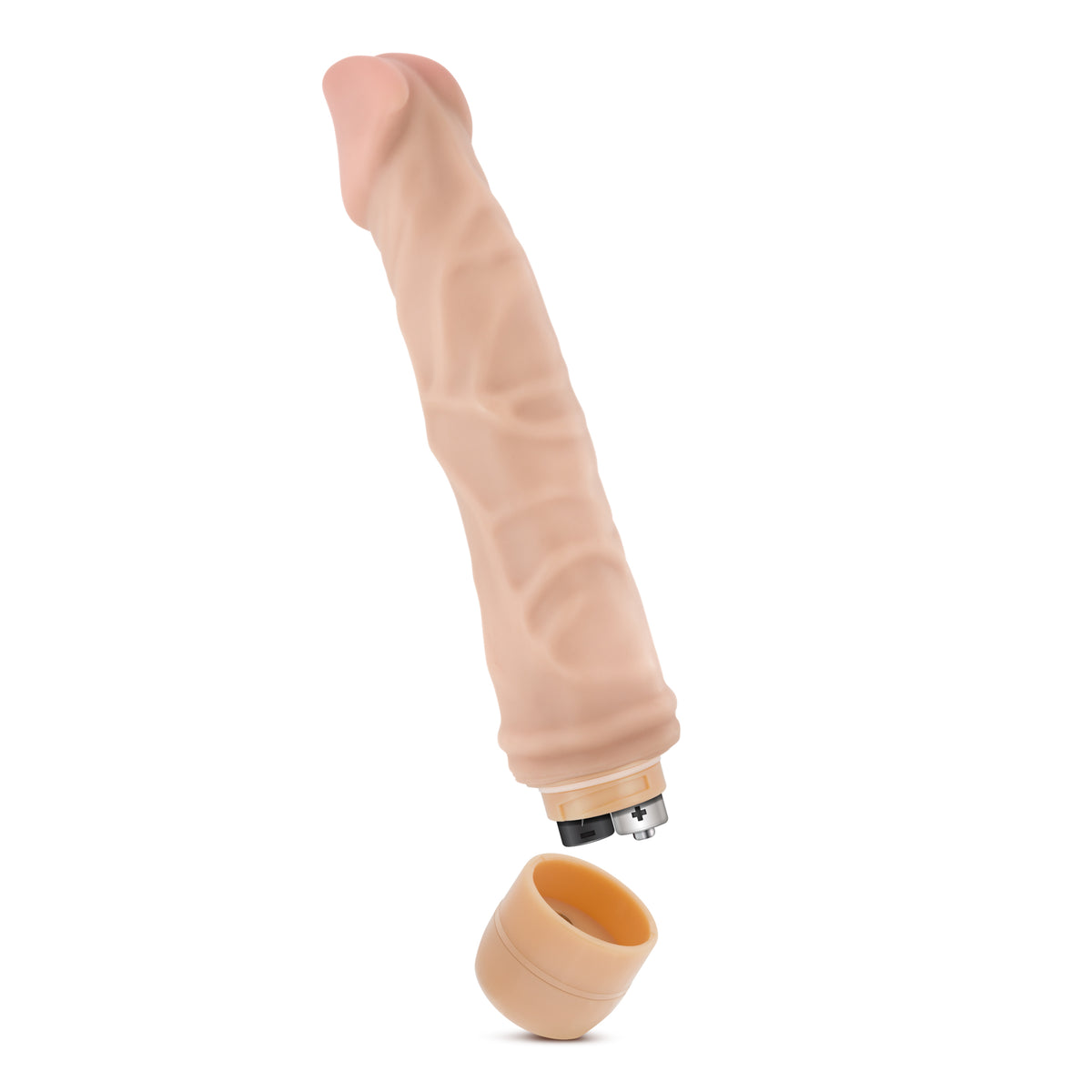 Blush Dr. Skin Cock Vibe 6 Realistic Vibrator — Beige, 9 in - BL-11313