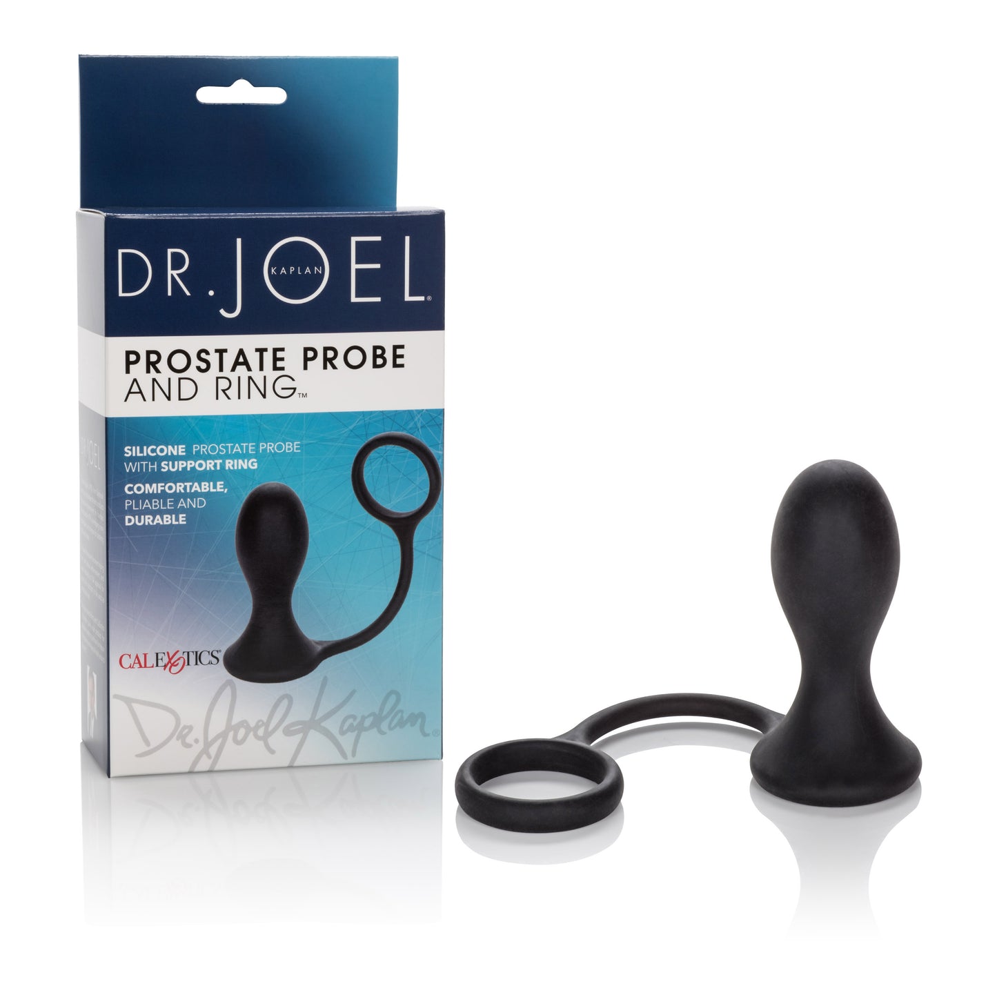 Dr. Joel Kaplan Prostate Probe and Ring - Black by CalExotics