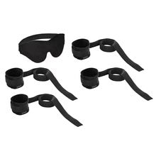 Sportsheets Beginner's Bondage Fantasy Kit — 4 Restraints & Blindfold - SS350-01