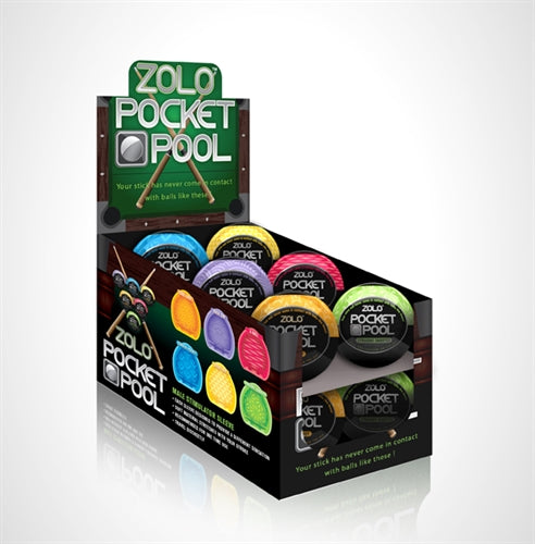 XGEN Pocket Pool Display — 12 Pieces (6 Textures, 2 Each) - ZOLO-PP-12