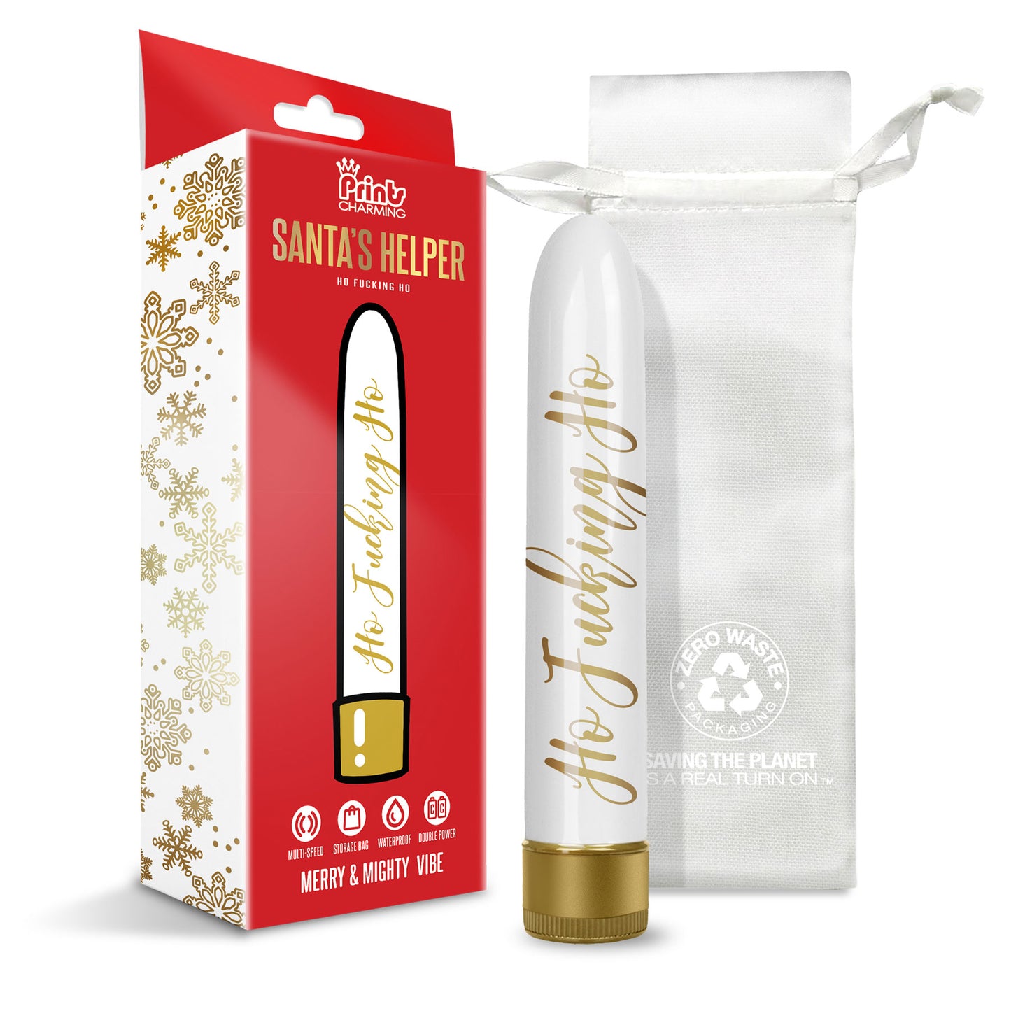 "Prints Charming Santas Helper Merry and Mighty Vibe - Ho Fucking Ho GN-1000205"