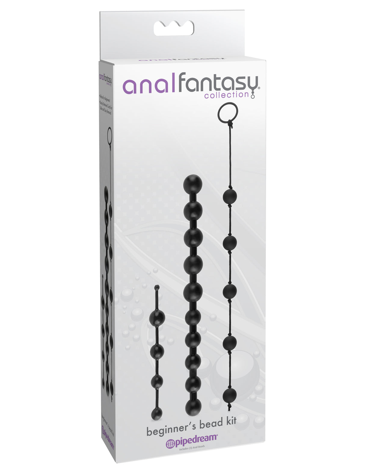 Anal Fantasy Collection Beginners Bead Kit - Black by Pipedream