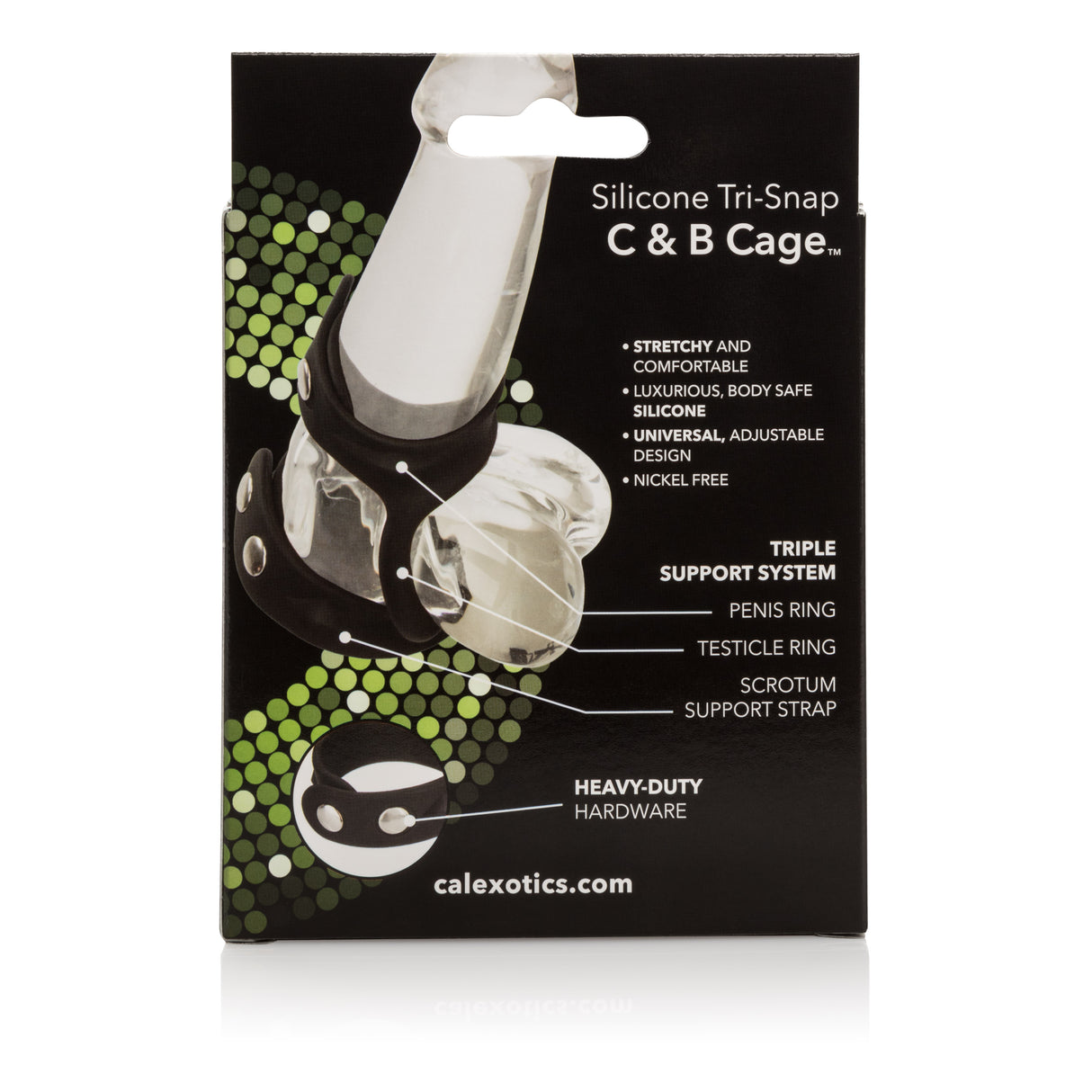 Silicone Tri-Snap C & B Cage by CalExotics
