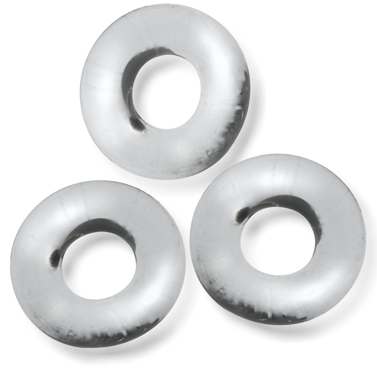 Oxballs Fat Willy 3-Pack Jumbo C-Rings — Clear - OX-3065-CLR