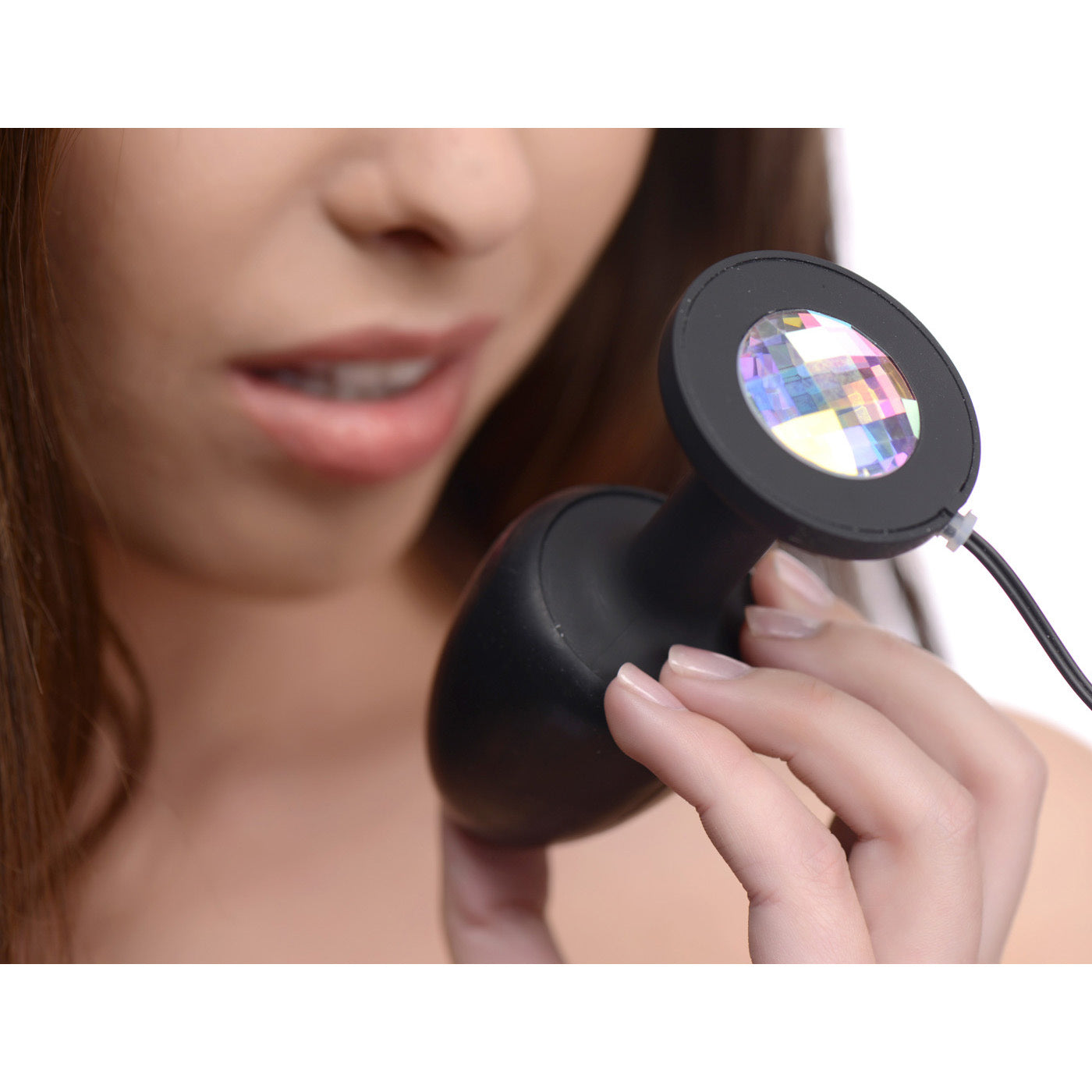Paragon Gem Accented Vibrating Anal Plug with Internal Stimulation by Master Series