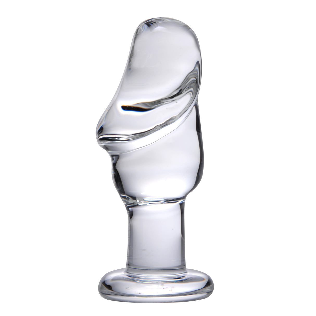 Prisms Erotic Glass Asvini Anal Plug — Clear Borosilicate, 5 in - 848518010742