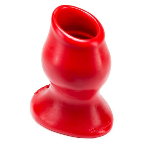 Oxballs Pig Hole 5 Hollow Buttplug XXL — Red - OX-1138-5-RED