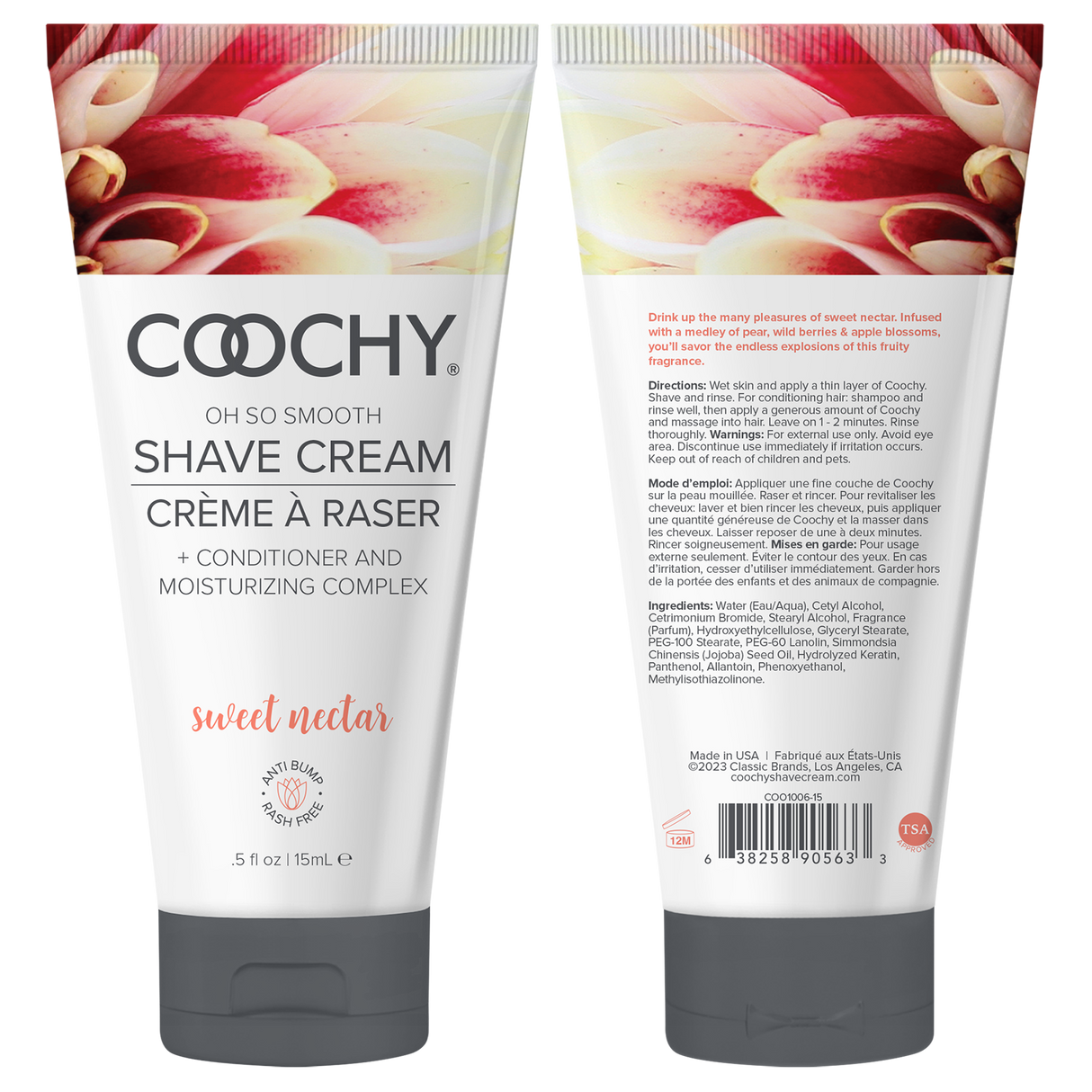 Coochy Sweet Nectar Shave Cream — 0.5 oz (15 mL) - HP1032