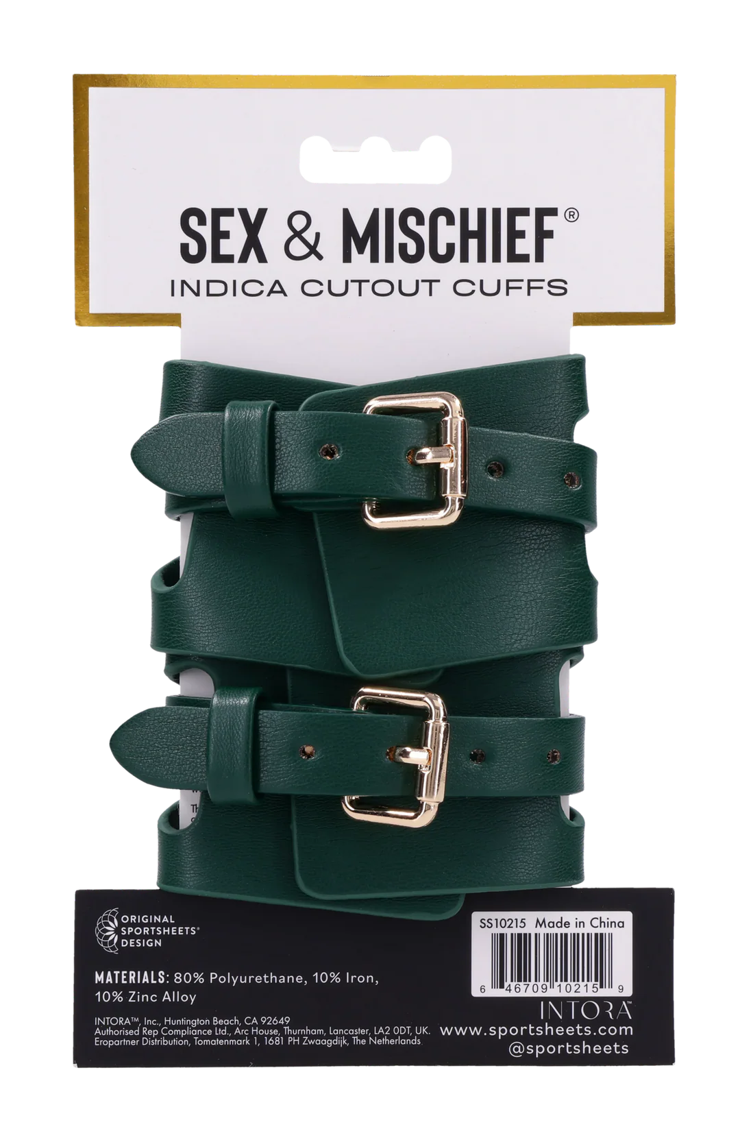 Sportsheets Indica Cutout Cuffs — Cutout Bondage Cuffs - SS10215