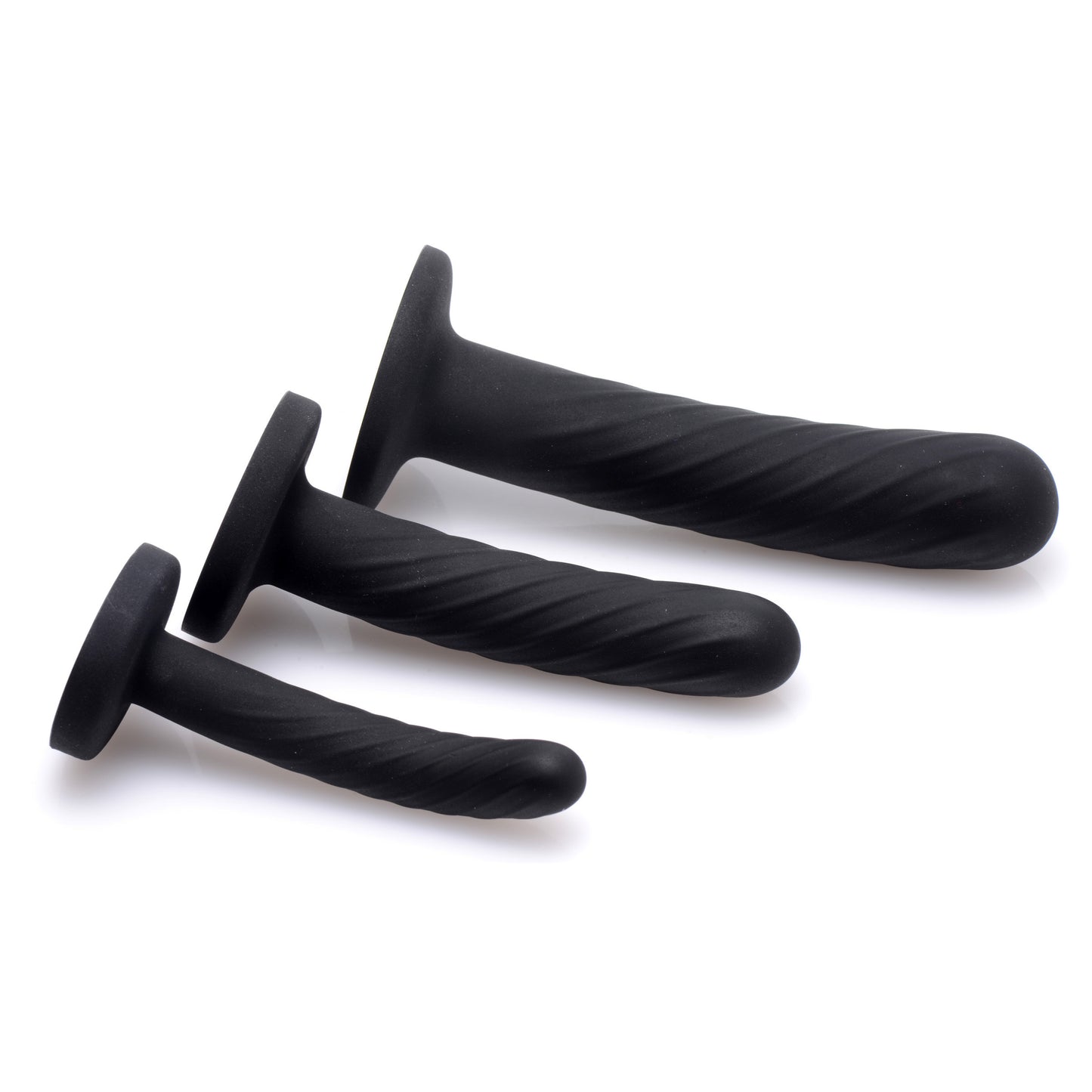 Trinity Strap-On Silicone 3 Piece Dildo Set - by Strap U