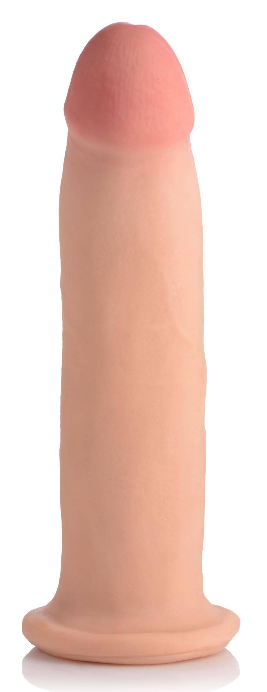 USA Cocks 9-Inch Ultra Real Dual-Layer Suction Cup Dildo — Flesh - 848518030573