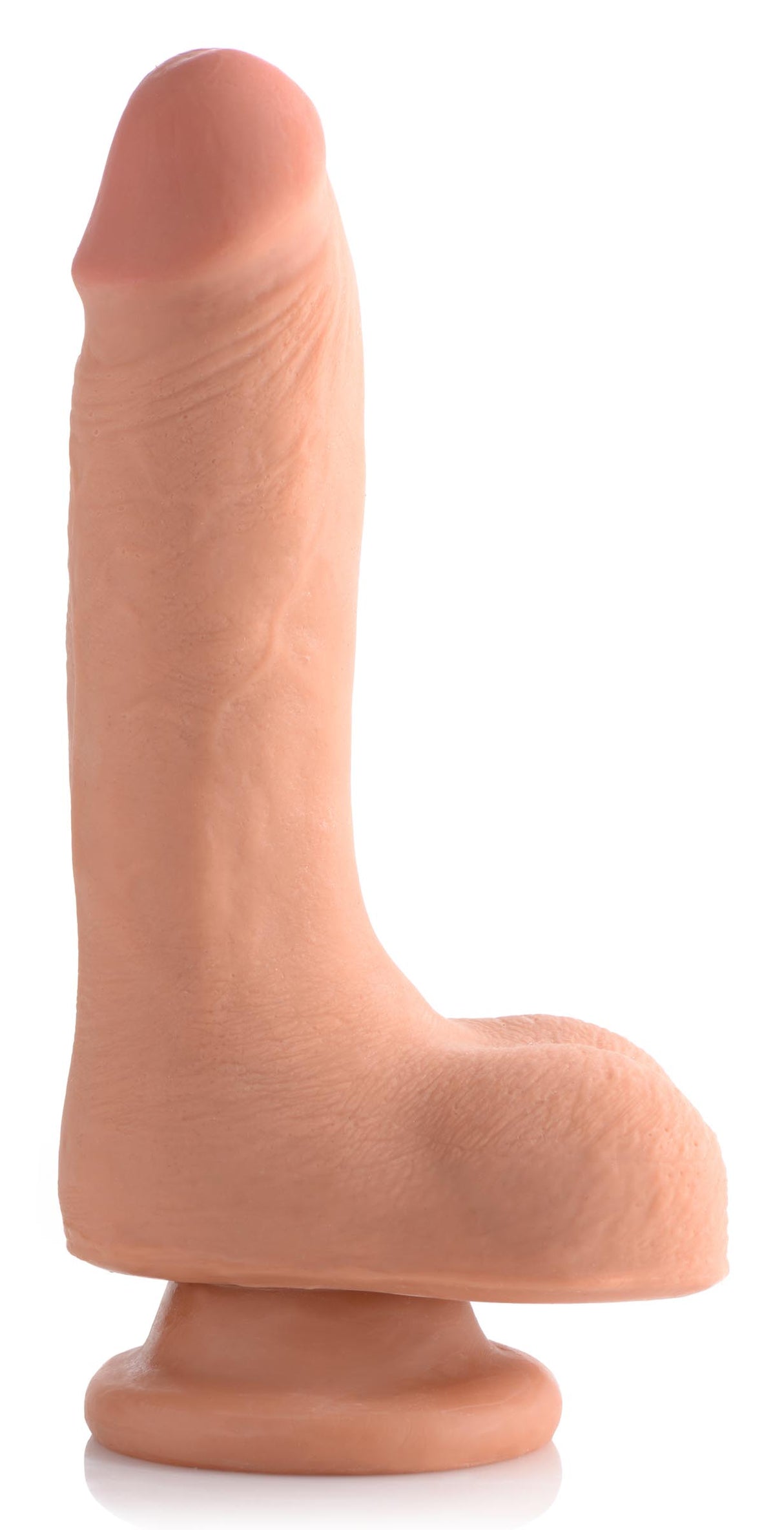 USA Cocks Ultra Real Dual-Layer Suction Cup Dildo — Medium Skin Tone - 848518030337
