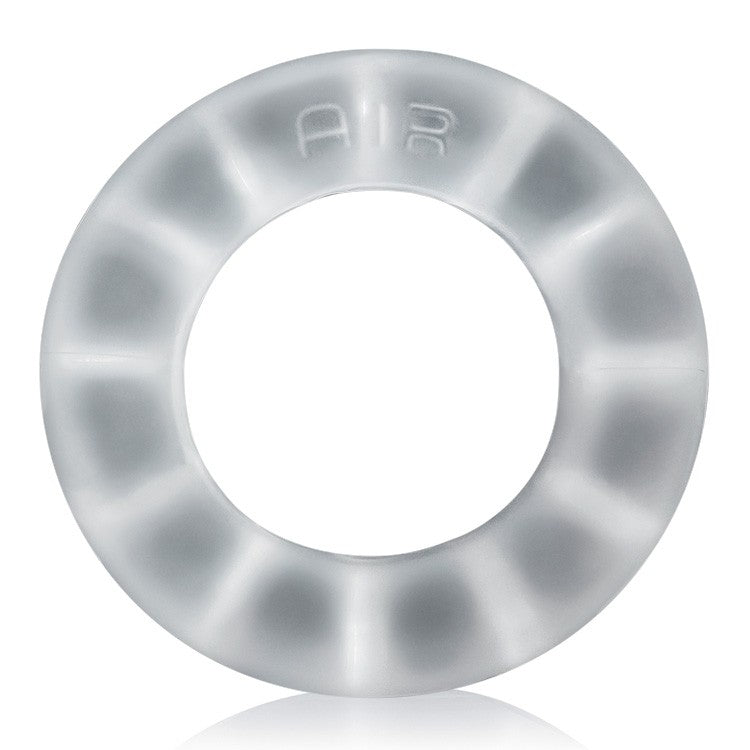 OXBALLS AIR Plus+Silicone Airflow Cockring - Cool Ice - OX-S3025-CLR