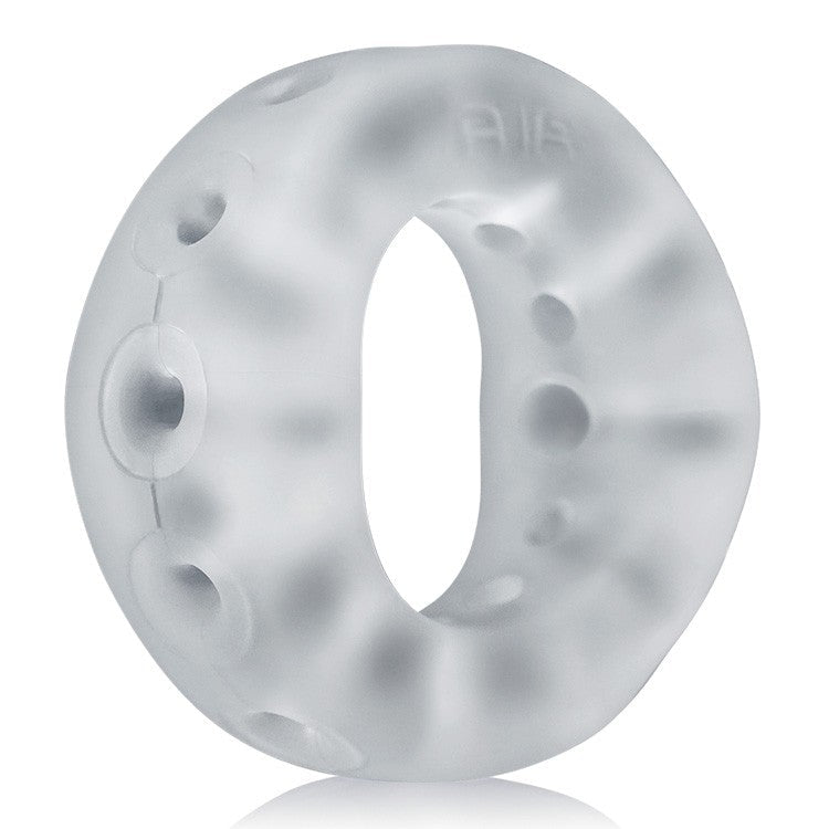 OXBALLS AIR Plus+Silicone Airflow Cockring - Cool Ice - OX-S3025-CLR