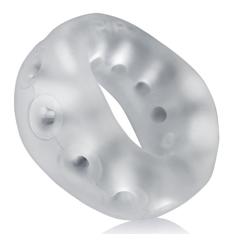 OXBALLS AIR Plus+Silicone Airflow Cockring - Cool Ice - OX-S3025-CLR