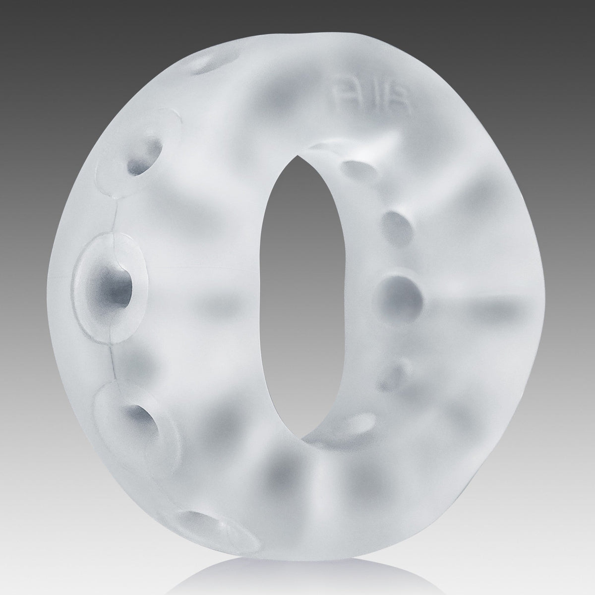 OXBALLS AIR Plus+Silicone Airflow Cockring - Cool Ice - OX-S3025-CLR
