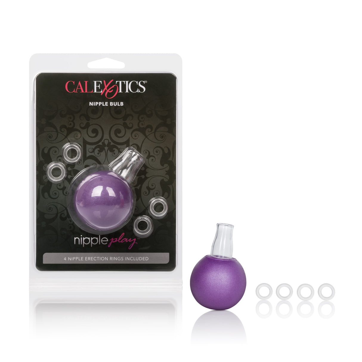 CalExotics Nipple Bulb with 4 Erection Rings - SE2641143
