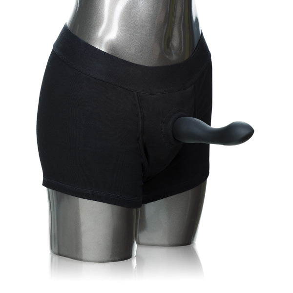 Packer Gear Boxer Brief Harness - Extra Small/small - Black by CalExotics