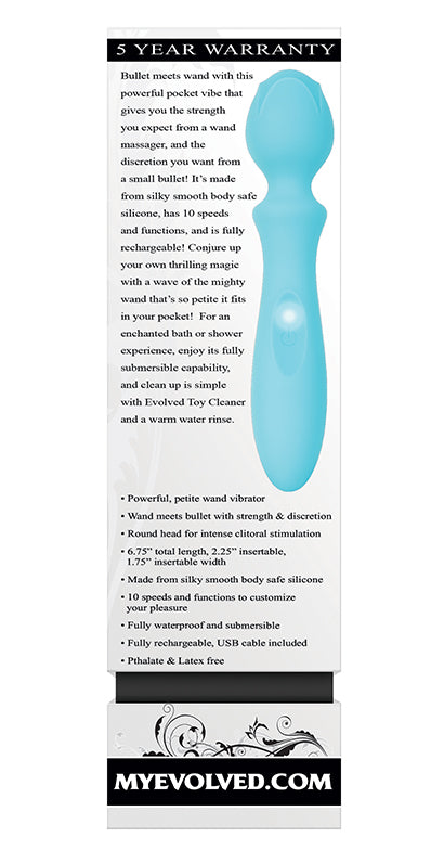 Evolved Novelties Pocket Wand Rechargeable Vibrator - EN-RS-0472-2