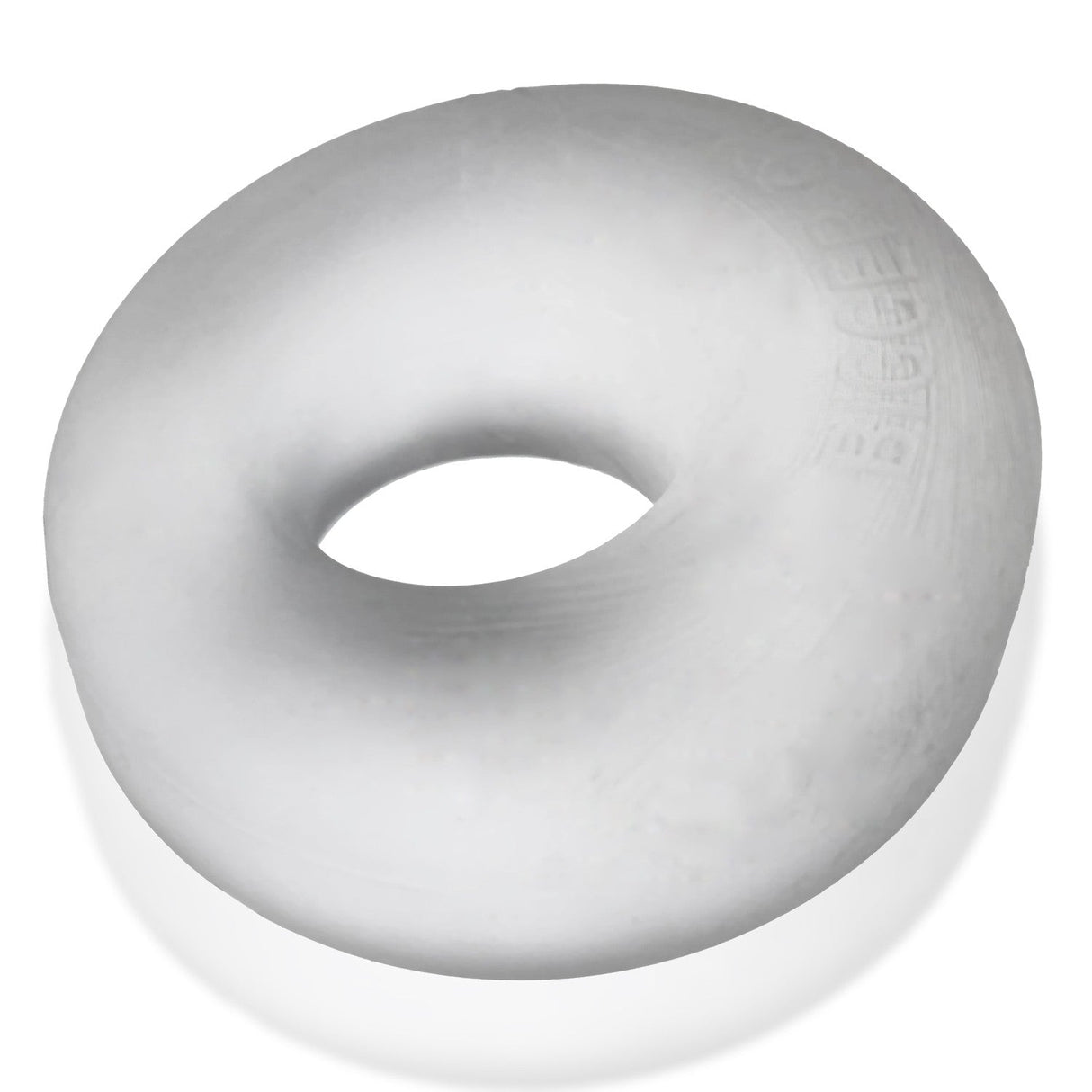 OXBALLS Bigger OX Padded Stretch Cock Ring — Clear Ice - OX-3058-CLIC