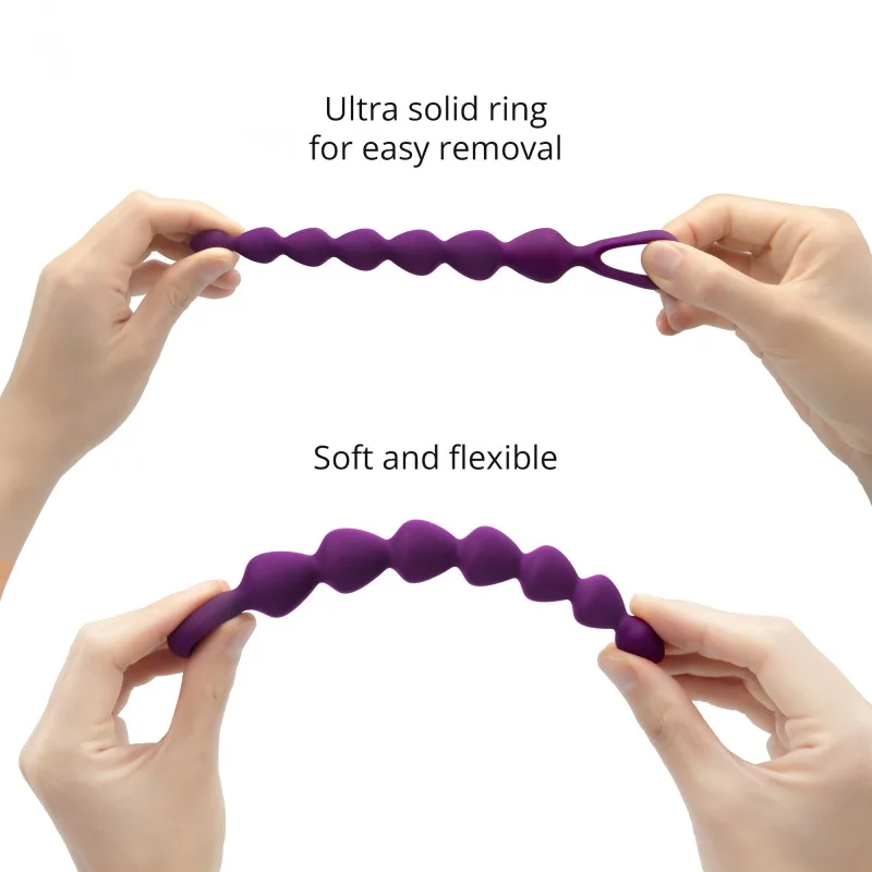 LOVE TO LOVE Bing Bang S Anal Beads — Purple Rain - LV2435