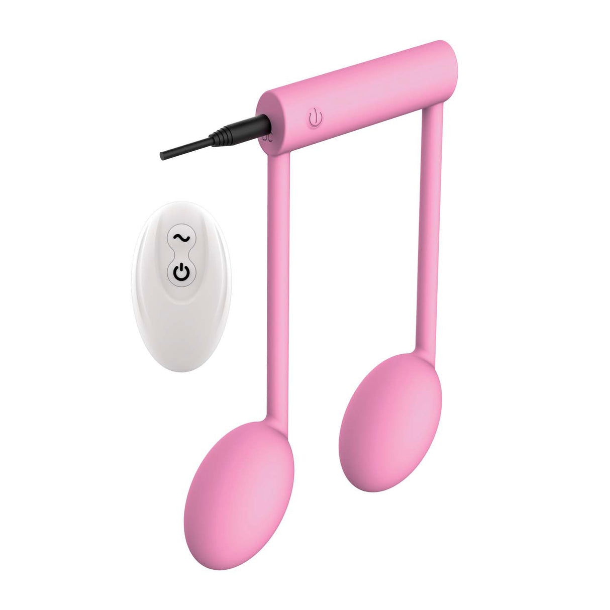 Nasstoys The Beat Remote Note Vibe — Pink, Dual Motor, 10 Modes - NW3201-1
