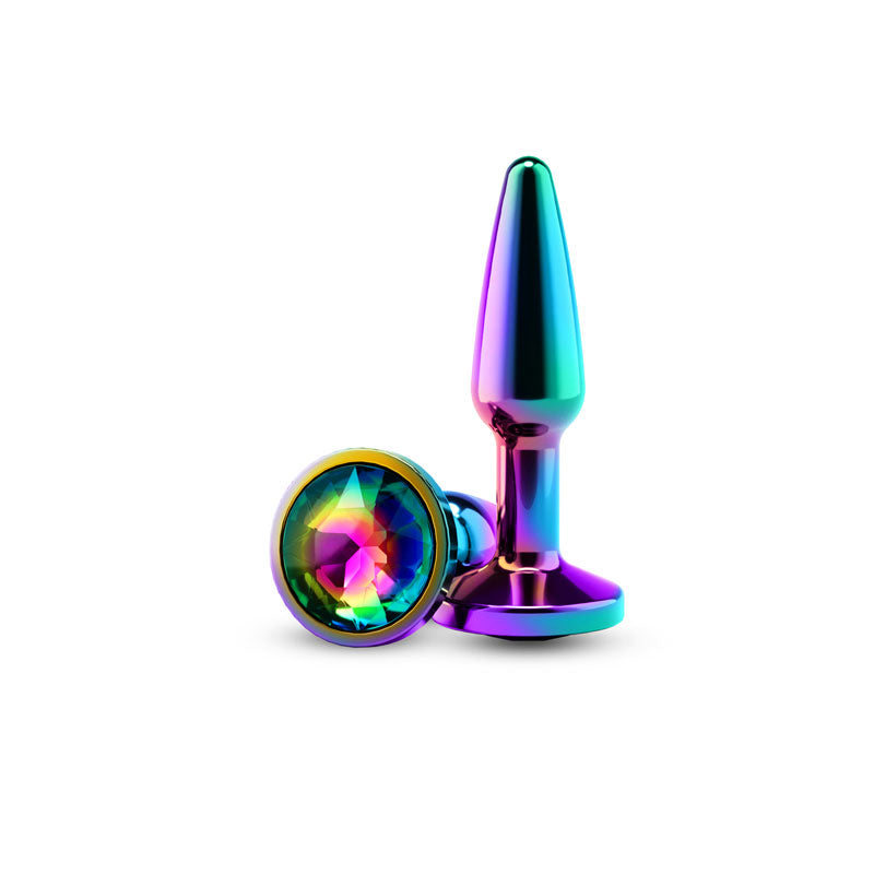 nsnovelties Rear Assets Tapered Anal Plug, Small Rainbow - NSN-0969-19