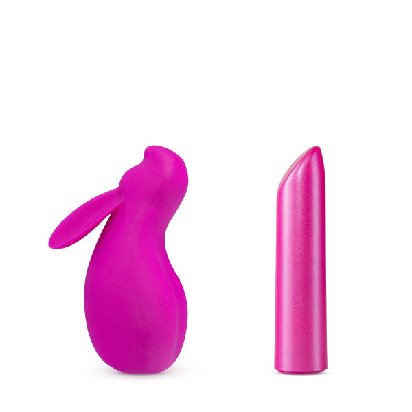 Blush Noje B3 Lily Magnetic Rechargeable Bullet Vibrator with Sleeve - BL-76530