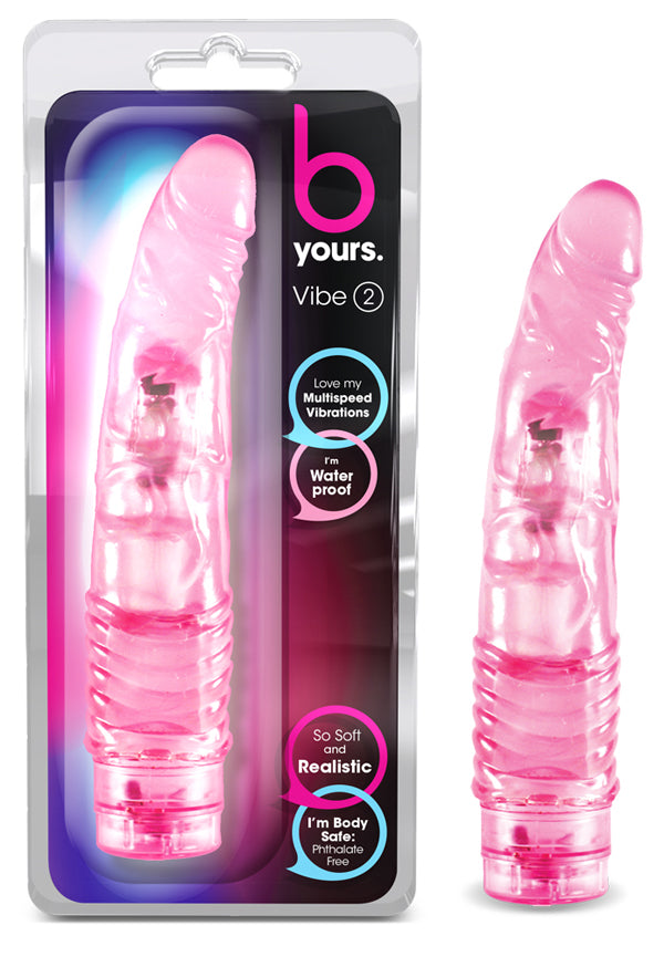 B Yours Cock Vibe #2 - Pink by Blush