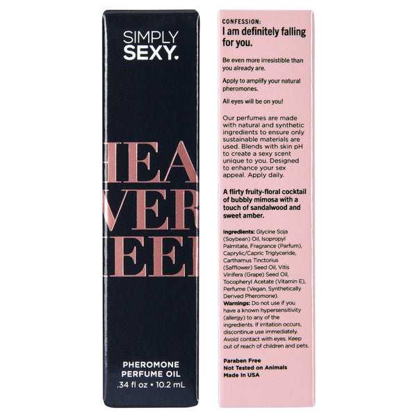 Simply Sexy Head Over Heels - Pheromone Perfume Oil Roll on - .34oz | 10.2ml