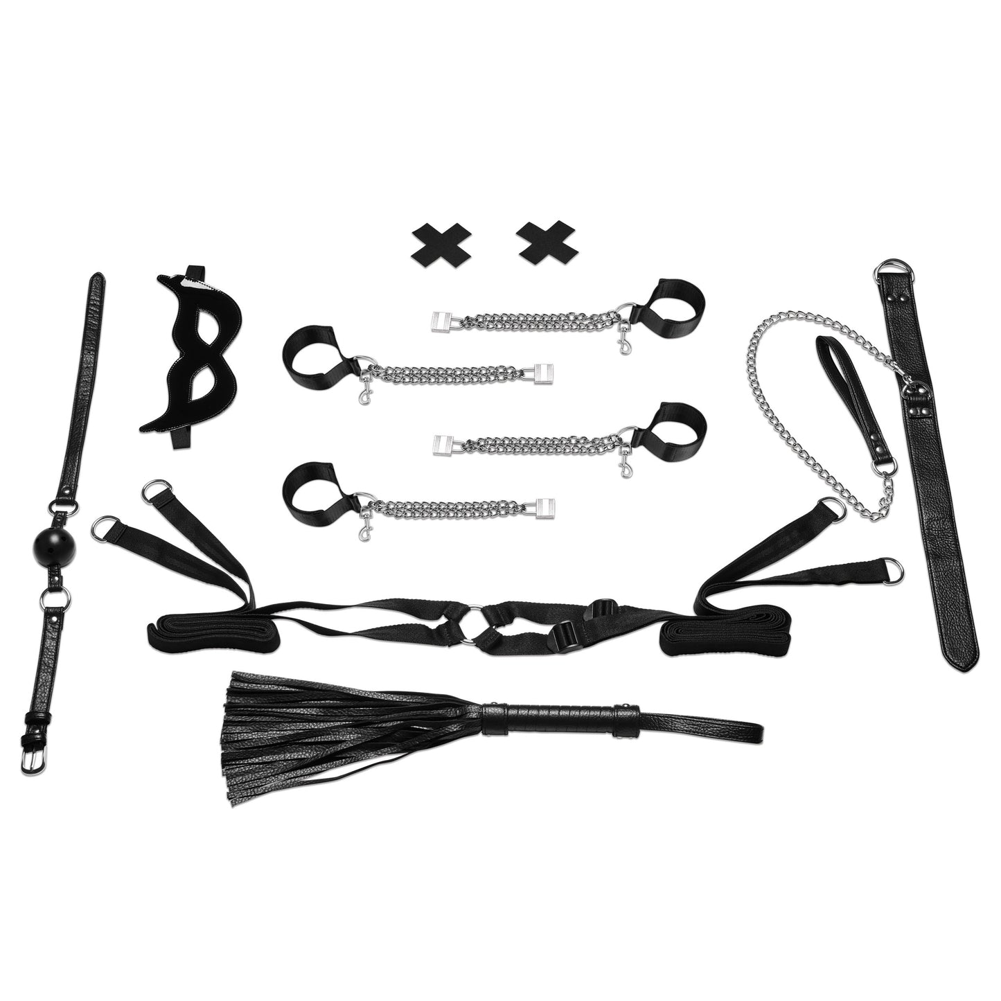 Master-Slave Domination Chain-Me-Up 6pc Bedspreaders Set by Last Lixxx