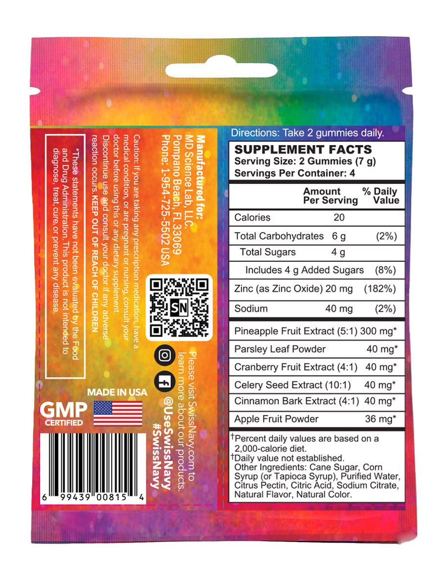 M.D. Science Lab Yummy Cummy Gummy 4ct Packet - MD-SNYCG4
