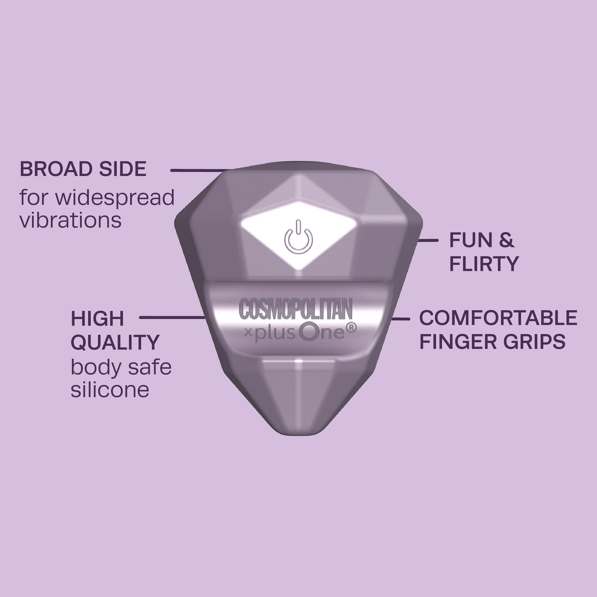 plusOne Girls Best Gem Vibe — Cosmo Anal Gem Vibrator - PO6891