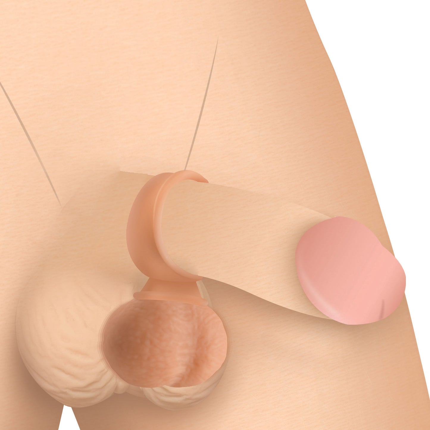 28X Vibrating Realistic Balls with Remote - 35mm by Jock