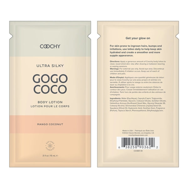 Coochy Ultra Silky Body Lotion — Mango Coconut, 10 mL - HP2720