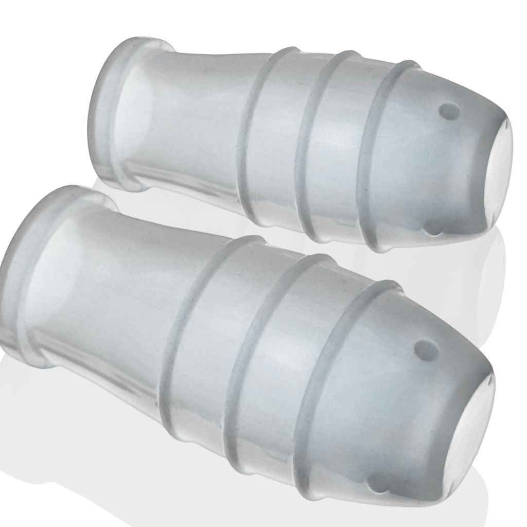 OXBALLS Lankyz Silicone Nipsuckers — Clear, 2.7 in Depth - OX-3211-CLR