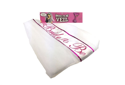 "Bride-to-Be Veil - White LG-NVC039"