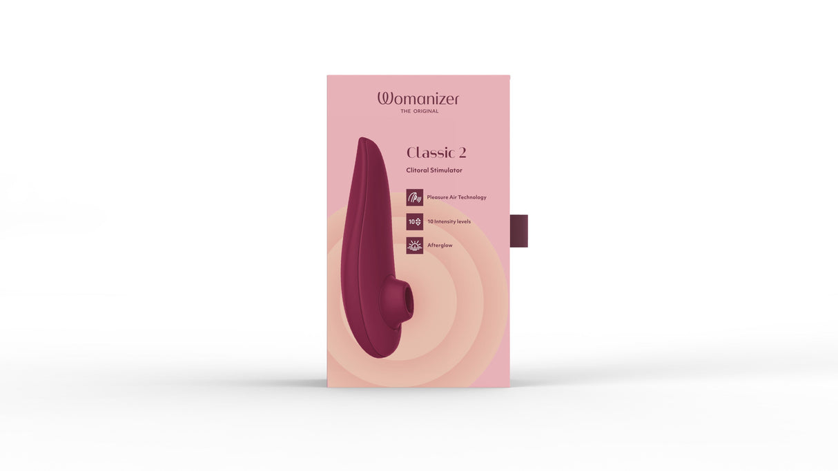 Womanizer Classic 2 Clitoral Stimulator — Bordeaux - WZ5587